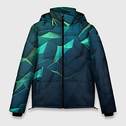 Куртка зимняя мужская Большие плиты и камни, цвет: 3D-светло-серый