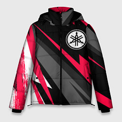 Куртка зимняя мужская Yamaha fast lines, цвет: 3D-черный