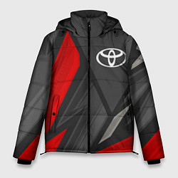 Куртка зимняя мужская Toyota sports racing, цвет: 3D-черный