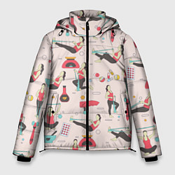 Куртка зимняя мужская Sport woman, цвет: 3D-светло-серый