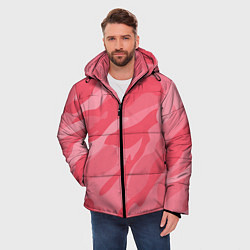 Куртка зимняя мужская Pink military, цвет: 3D-красный — фото 2