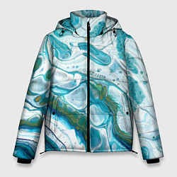 Куртка зимняя мужская 50 Оттенков Океана, цвет: 3D-светло-серый