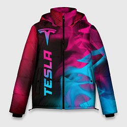 Мужская зимняя куртка Tesla - neon gradient: по-вертикали