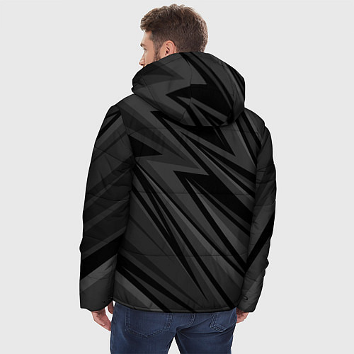 Мужская зимняя куртка Astralis - монохромный / 3D-Черный – фото 4