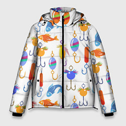 Куртка зимняя мужская Рыбалочка, цвет: 3D-светло-серый