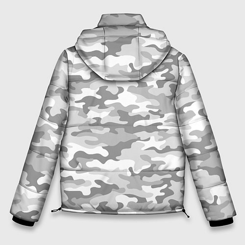 Мужская зимняя куртка Камуфляж серый / 3D-Светло-серый – фото 2