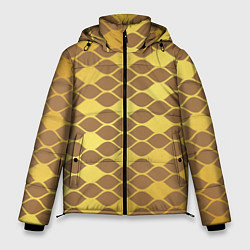 Куртка зимняя мужская Golden pattern, цвет: 3D-черный