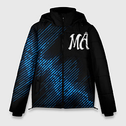 Куртка зимняя мужская Maneskin звуковая волна, цвет: 3D-черный