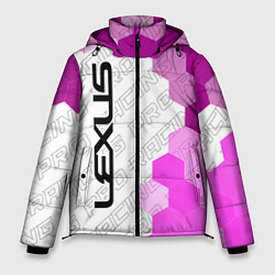 Куртка зимняя мужская Lexus pro racing: по-вертикали, цвет: 3D-черный