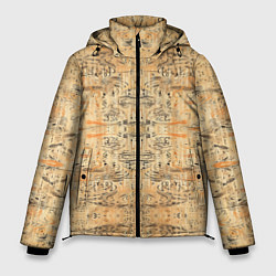 Куртка зимняя мужская Пески Египта, цвет: 3D-светло-серый