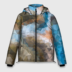 Куртка зимняя мужская Spirit pattern, цвет: 3D-черный