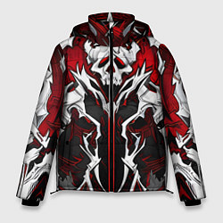 Куртка зимняя мужская Агрессивные кости, цвет: 3D-красный