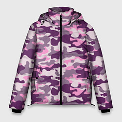 Куртка зимняя мужская Модный камуфляж - милитари, цвет: 3D-черный
