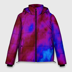 Куртка зимняя мужская Абстрактные разводы на воде, цвет: 3D-светло-серый