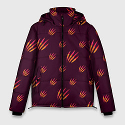 Куртка зимняя мужская Шрамы, цвет: 3D-светло-серый