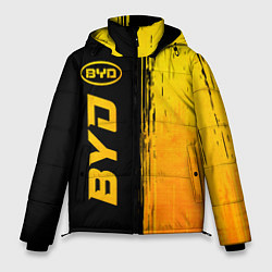 Куртка зимняя мужская BYD - gold gradient: по-вертикали, цвет: 3D-черный
