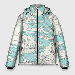 Куртка зимняя мужская Fly clouds, цвет: 3D-светло-серый