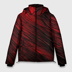 Куртка зимняя мужская Black red texture, цвет: 3D-светло-серый