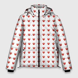 Куртка зимняя мужская Сердце эмодзи, цвет: 3D-черный