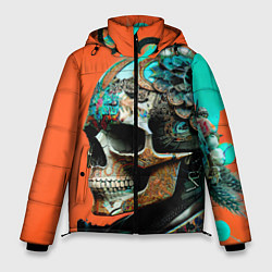 Куртка зимняя мужская Art skull - irezumi - Japan, цвет: 3D-черный