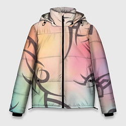 Куртка зимняя мужская Трайбл граффити, цвет: 3D-светло-серый