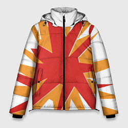 Куртка зимняя мужская Символ Корфу - Греция, цвет: 3D-черный