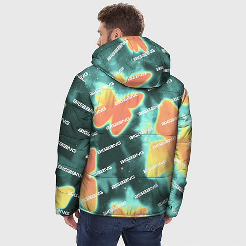 Мужская зимняя куртка Big Bang Бабочки / 3D-Светло-серый – фото 4