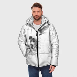 Куртка зимняя мужская Скорость,моя стихия, цвет: 3D-черный — фото 2