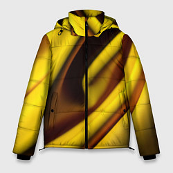 Куртка зимняя мужская Желтая футболка, цвет: 3D-черный