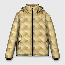 Куртка зимняя мужская Золотая чешуя, цвет: 3D-красный