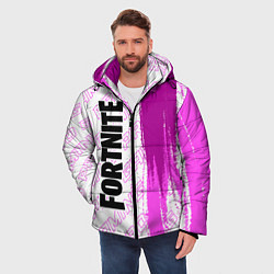 Куртка зимняя мужская Fortnite pro gaming по-вертикали, цвет: 3D-черный — фото 2