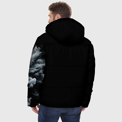 Мужская зимняя куртка Дымный волк / 3D-Светло-серый – фото 4