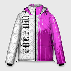 Куртка зимняя мужская Burzum rock legends по-вертикали, цвет: 3D-черный