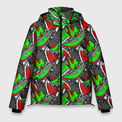 Куртка зимняя мужская Разноцветные кеды, цвет: 3D-светло-серый