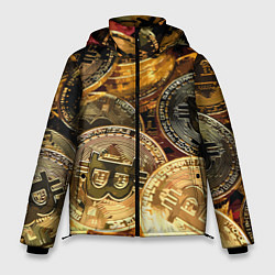 Куртка зимняя мужская Золото цифровой эры, цвет: 3D-красный