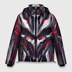Куртка зимняя мужская Адская кибер броня, цвет: 3D-красный