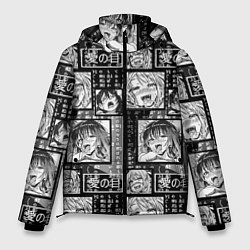 Куртка зимняя мужская Ahegao cartoon, цвет: 3D-светло-серый