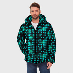 Куртка зимняя мужская Неоновый светящийся, цвет: 3D-светло-серый — фото 2