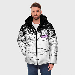 Куртка зимняя мужская GTA vice city краски, цвет: 3D-светло-серый — фото 2