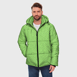 Куртка зимняя мужская Светло-зелёный мозаика, цвет: 3D-светло-серый — фото 2