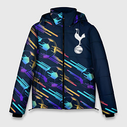 Куртка зимняя мужская Tottenham градиентные мячи, цвет: 3D-черный