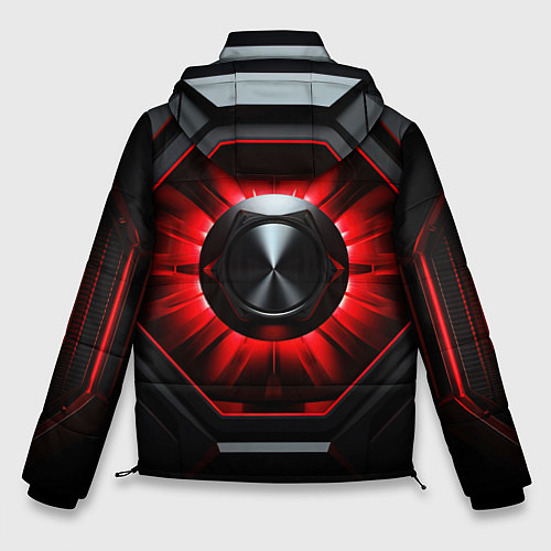 Мужская зимняя куртка Металлическая космическая конструкция с красным св / 3D-Красный – фото 2