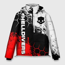 Куртка зимняя мужская Helldivers 2: Skull Logo, цвет: 3D-черный