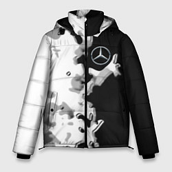 Куртка зимняя мужская Mercedes benz sport germany steel, цвет: 3D-светло-серый