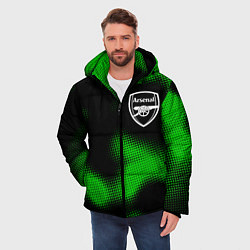 Куртка зимняя мужская Arsenal sport halftone, цвет: 3D-черный — фото 2
