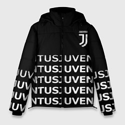 Куртка зимняя мужская Juventus pattern fc club steel, цвет: 3D-красный