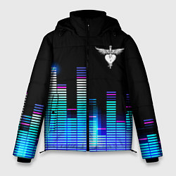 Куртка зимняя мужская Bon Jovi эквалайзер, цвет: 3D-черный