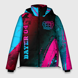 Мужская зимняя куртка Bayer 04 - neon gradient вертикально