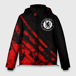 Куртка зимняя мужская Chelsea sport grunge, цвет: 3D-красный