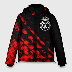 Куртка зимняя мужская Real Madrid sport grunge, цвет: 3D-красный